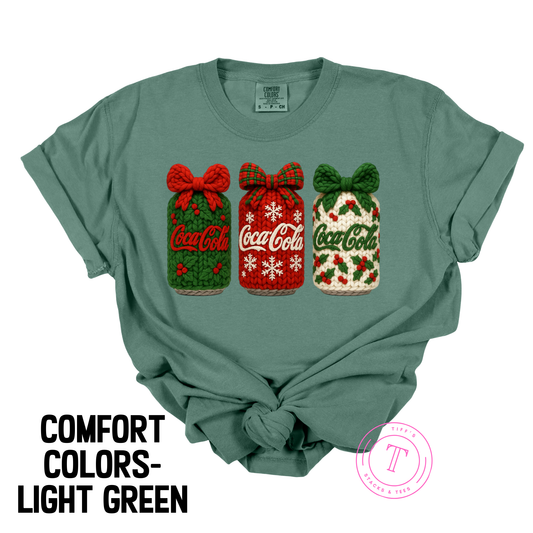 Christmas Coca-Cola Faux Yarn