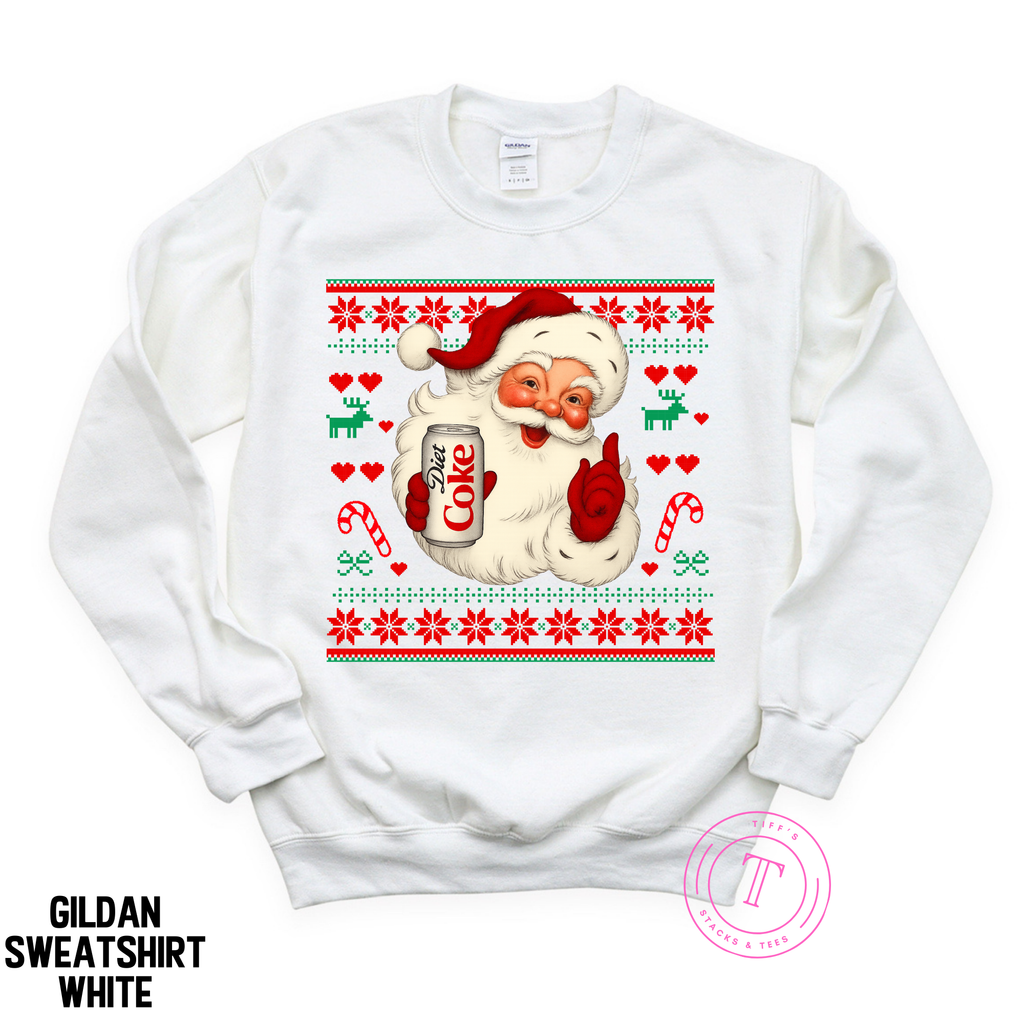 Santa w/ Diet Coke Ugly Sweater Youth