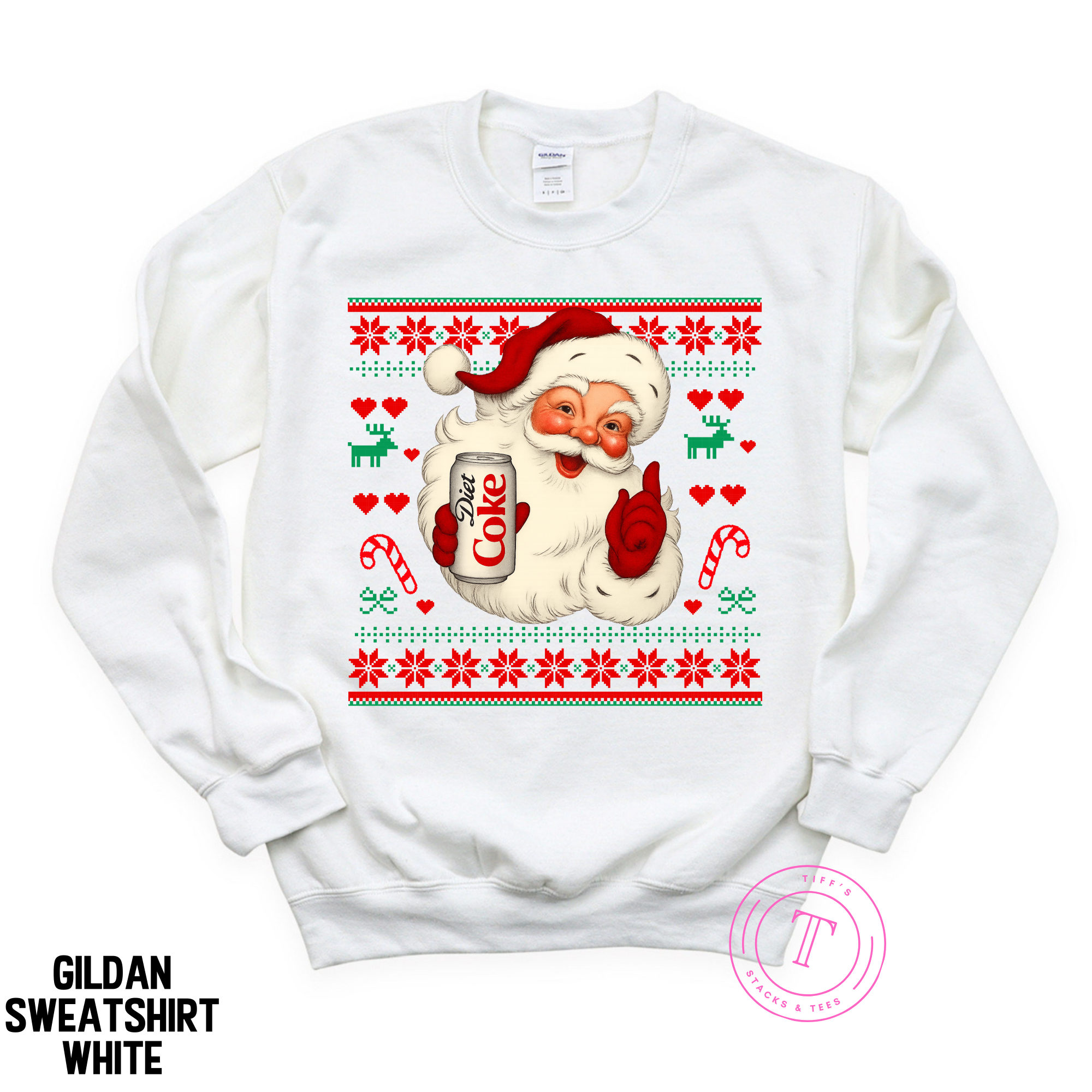 Santa w/ Diet Coke Ugly Sweater Youth