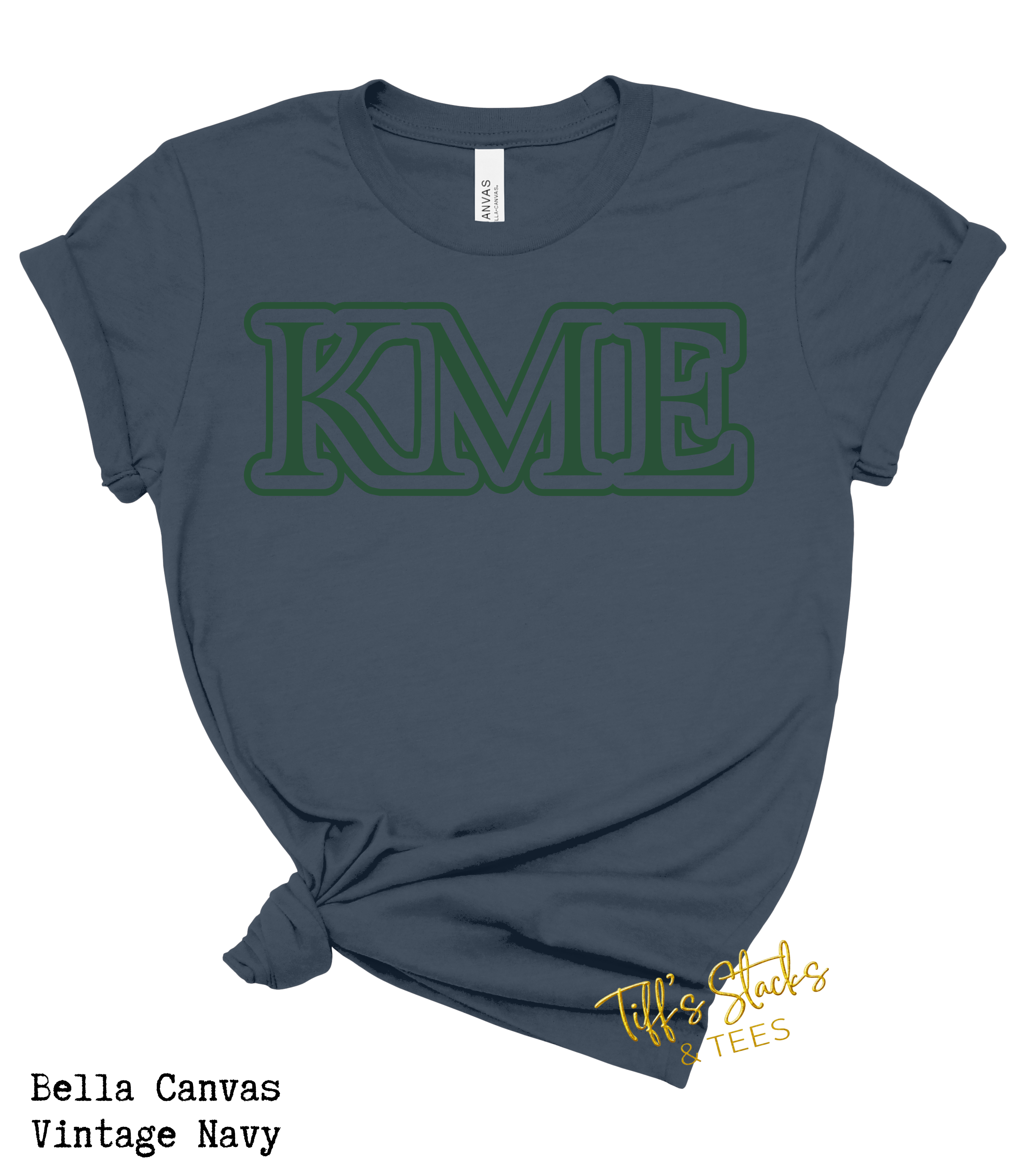Custom School Mascot Bubble Double Outlined Youth