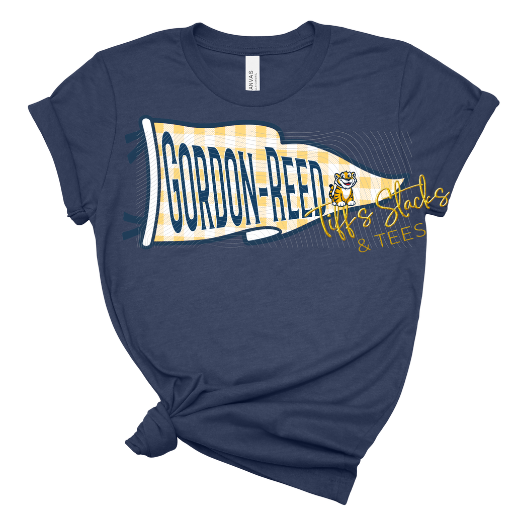 Gordon-Reed Cubs Gingham Pennant