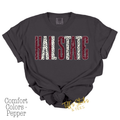 Hail State Distressed Metallic Dal Dot