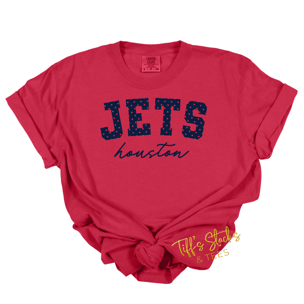 Sam Houston Jets Polka Dot Varsity