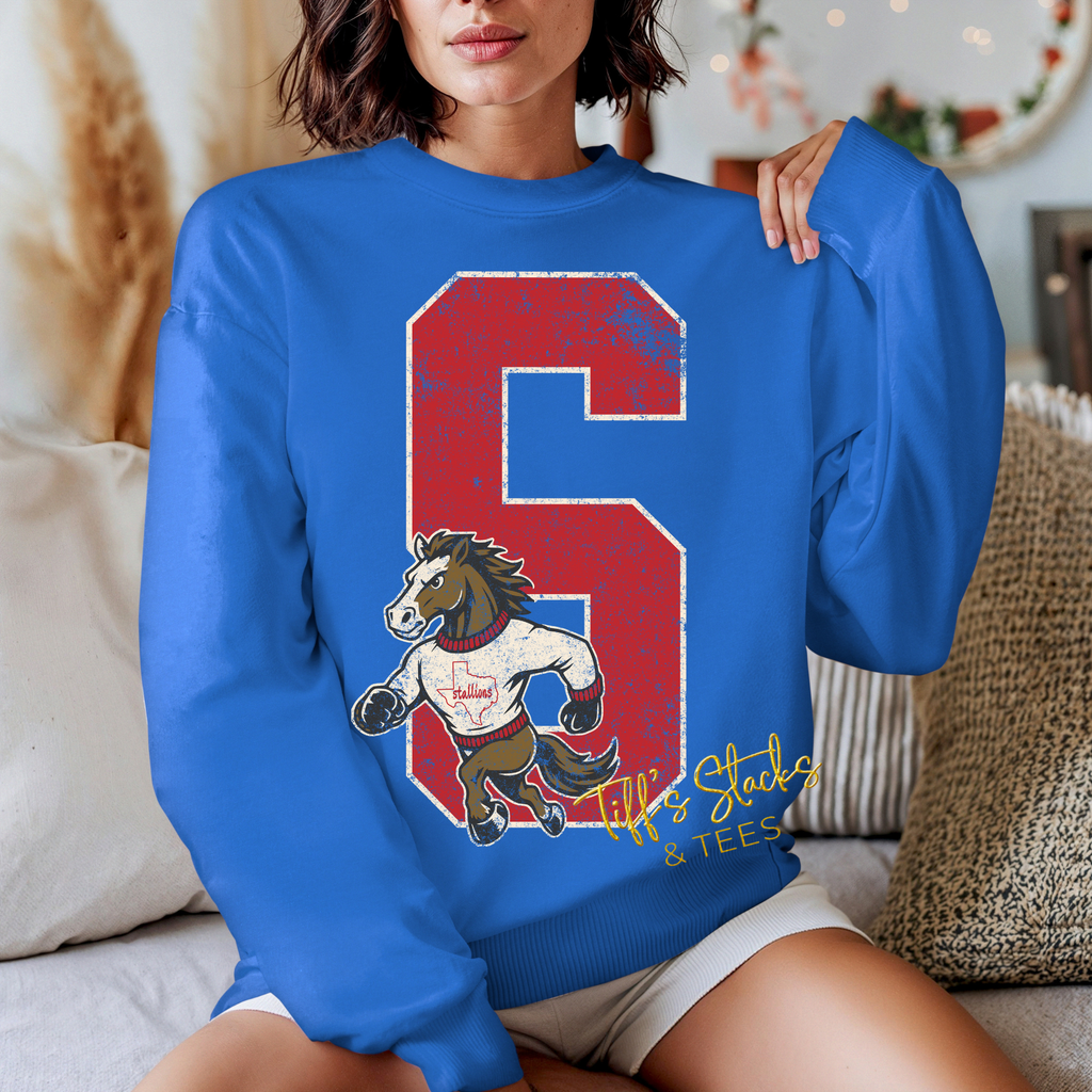 Snyder Stallions Vintage Mascot