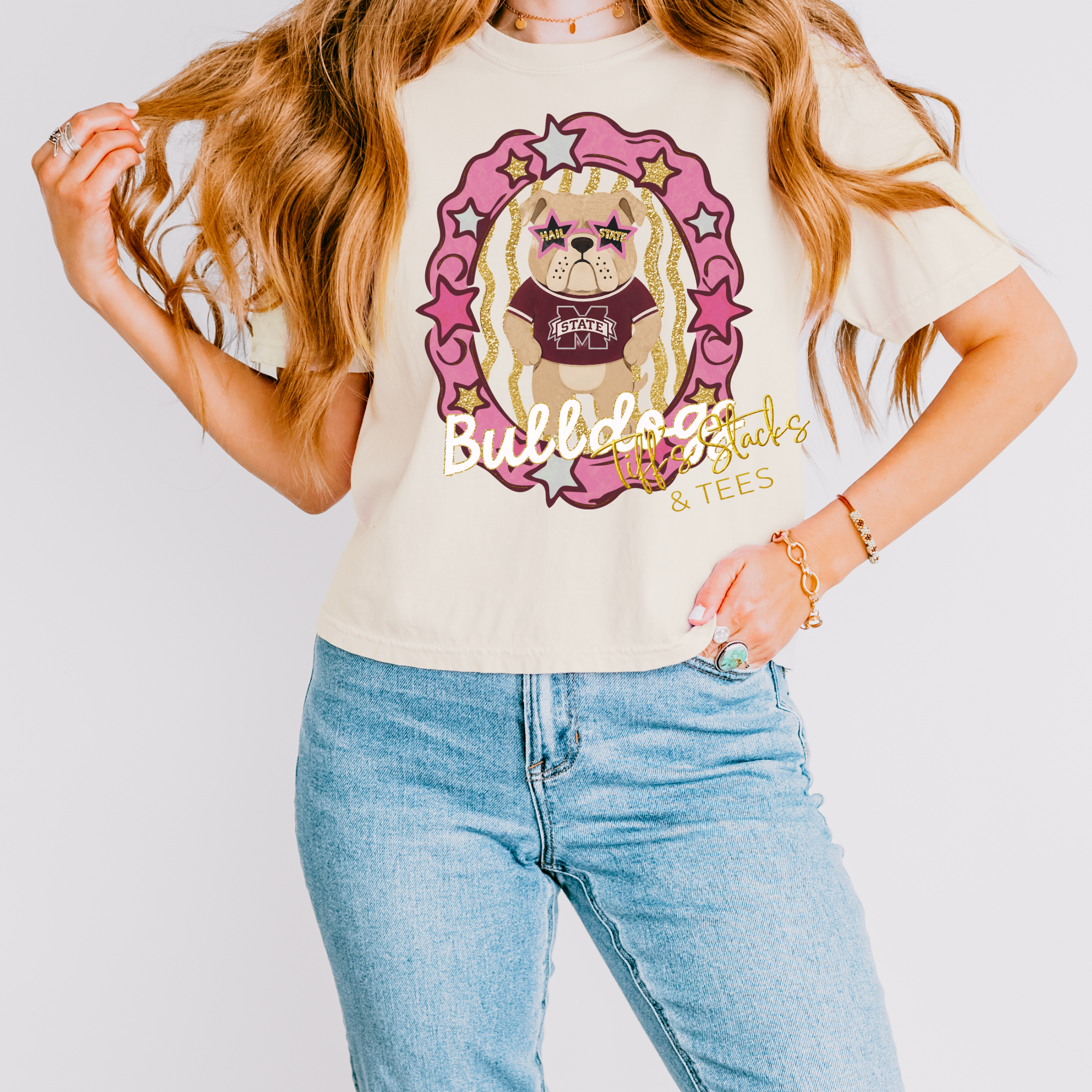 Bulldogs (MSU) Preppy Shimmer Mascot