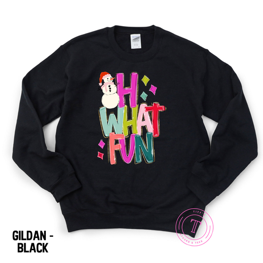 Oh What Fun w/ Snowman