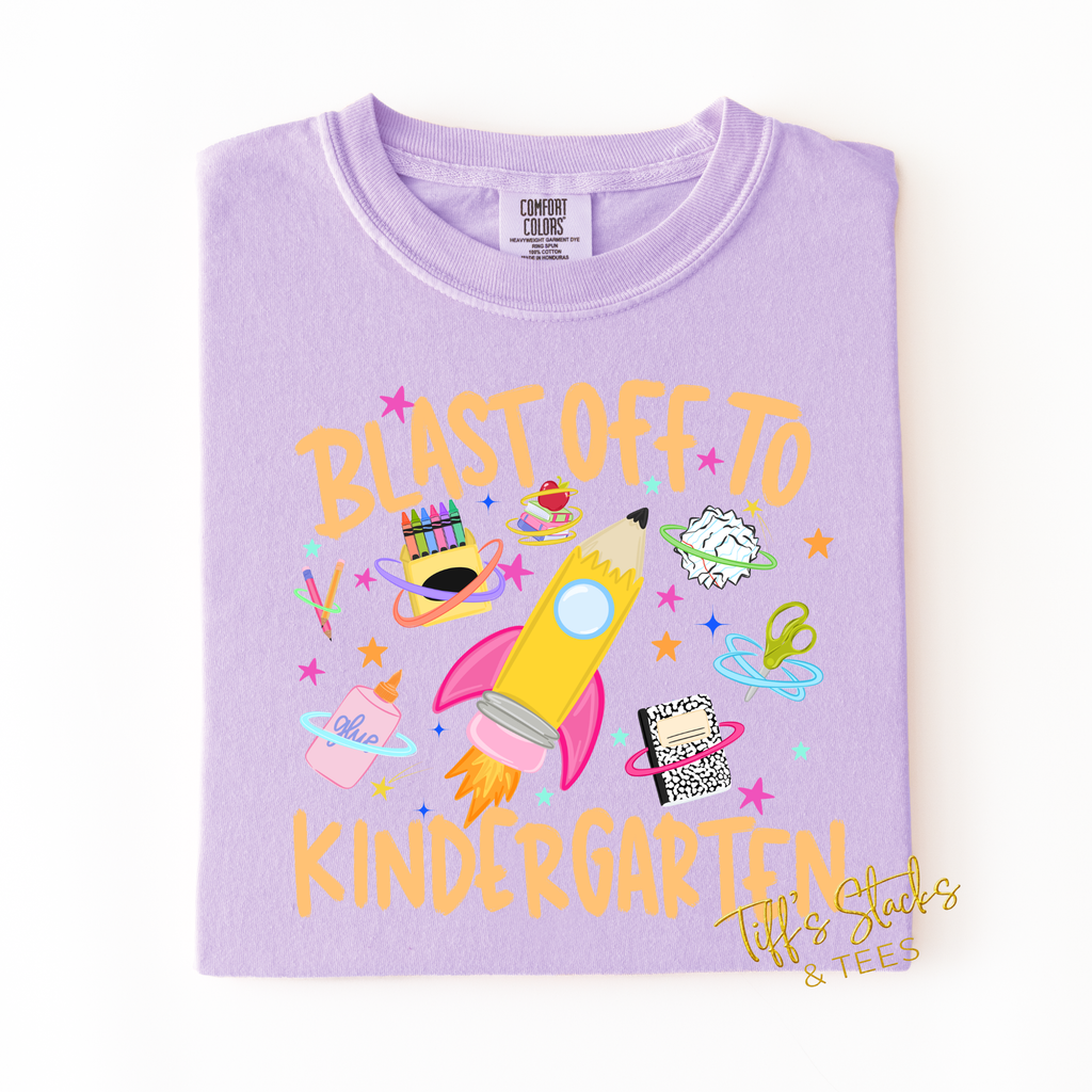 Blast off to Kindergarten Girl Youth