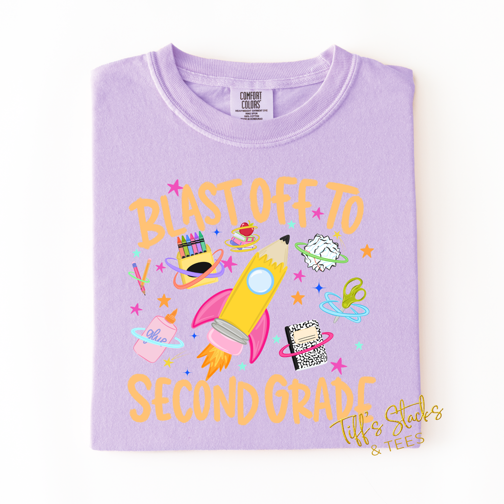 Blast off to Second Grade Girl Youth