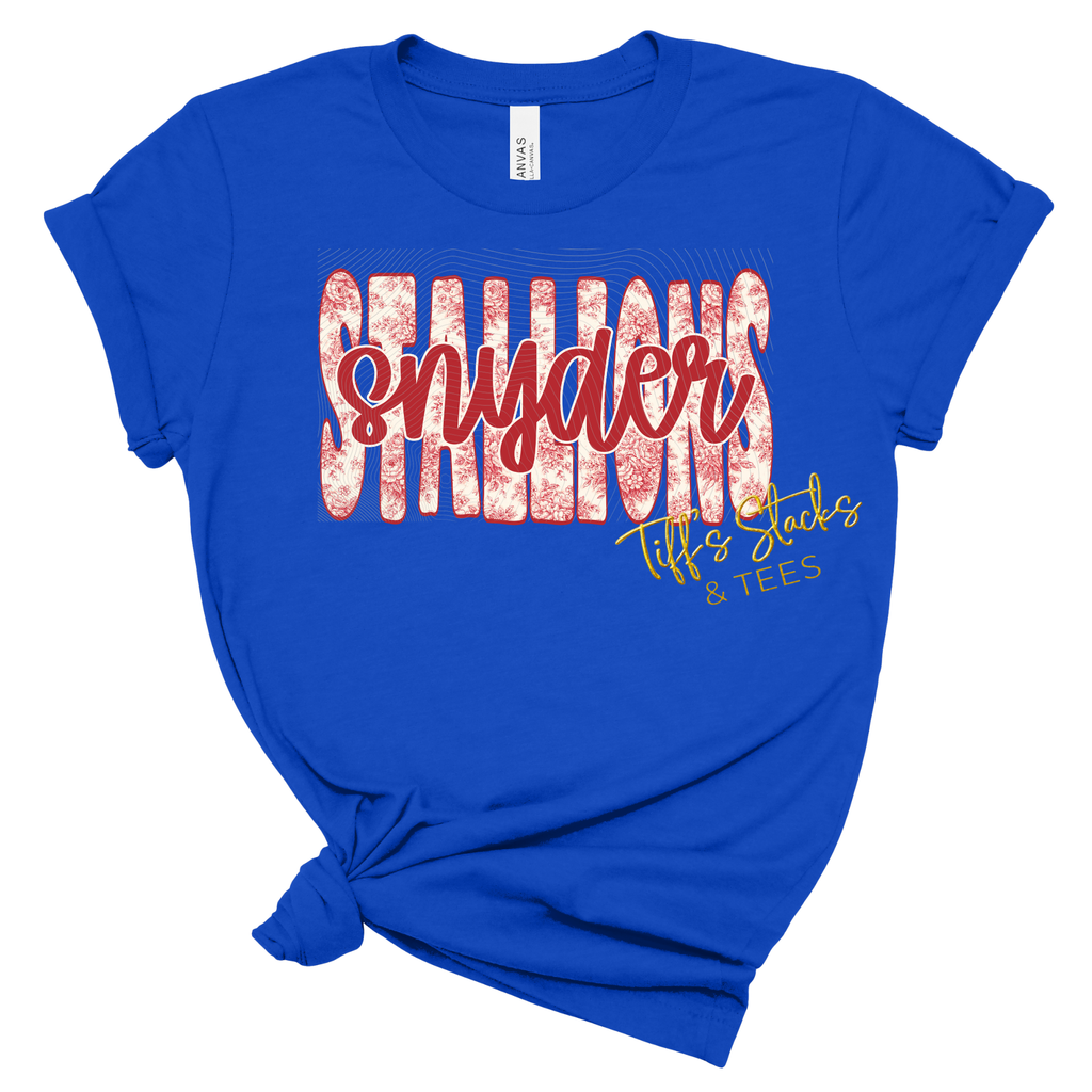 Snyder Stallions Vintage Floral
