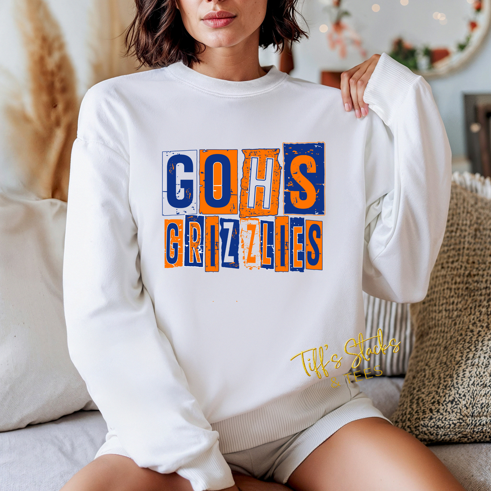 GOHS Grizzlies Ransom Distressed