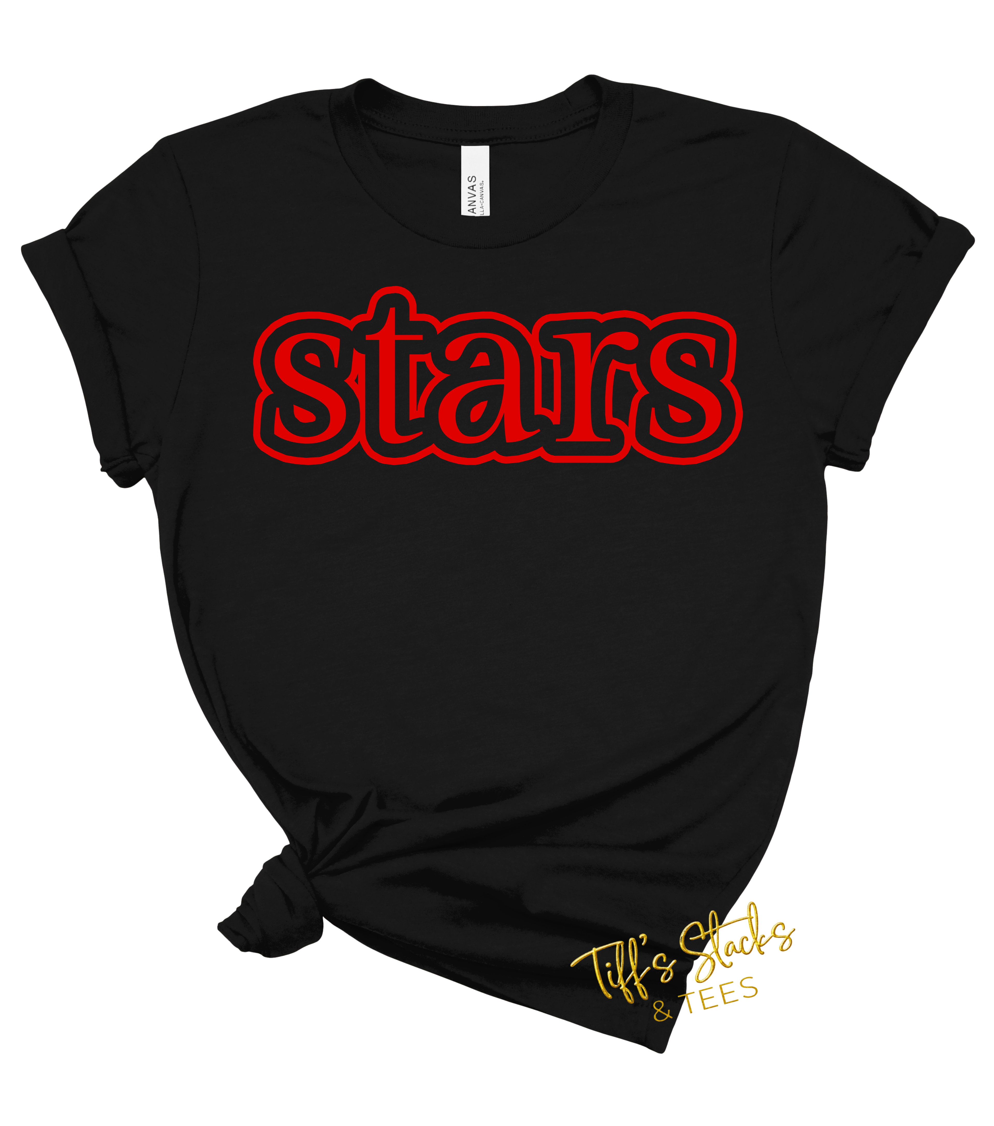 Custom School Mascot Bubble Double Outlined Youth