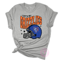 Let's Go Grizzlies Football w/ Helmet