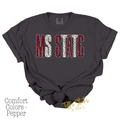 MS State Distressed Metallic Dal Dot
