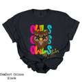 Owls Neon Preppy Mascot Youth