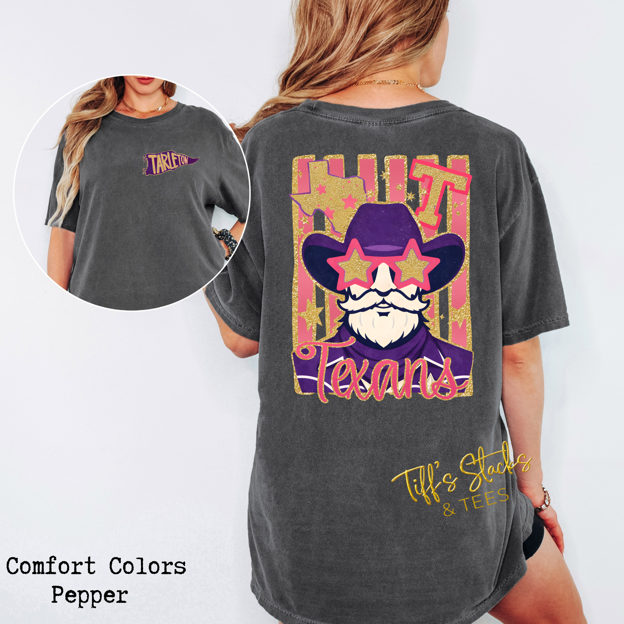 Tarleton Folk Glitz Front/Back