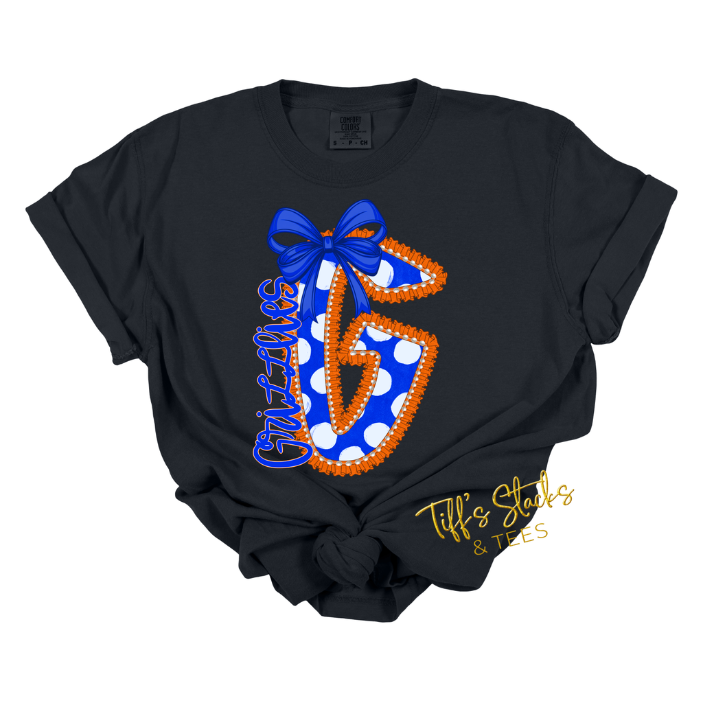 Grizzlies Polka Dot G w/ Coquette Bow Youth