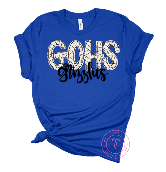 GOHS Grizzlies Volleyball Font