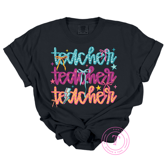 Teacher Teacher Teacher Coquette Bows
