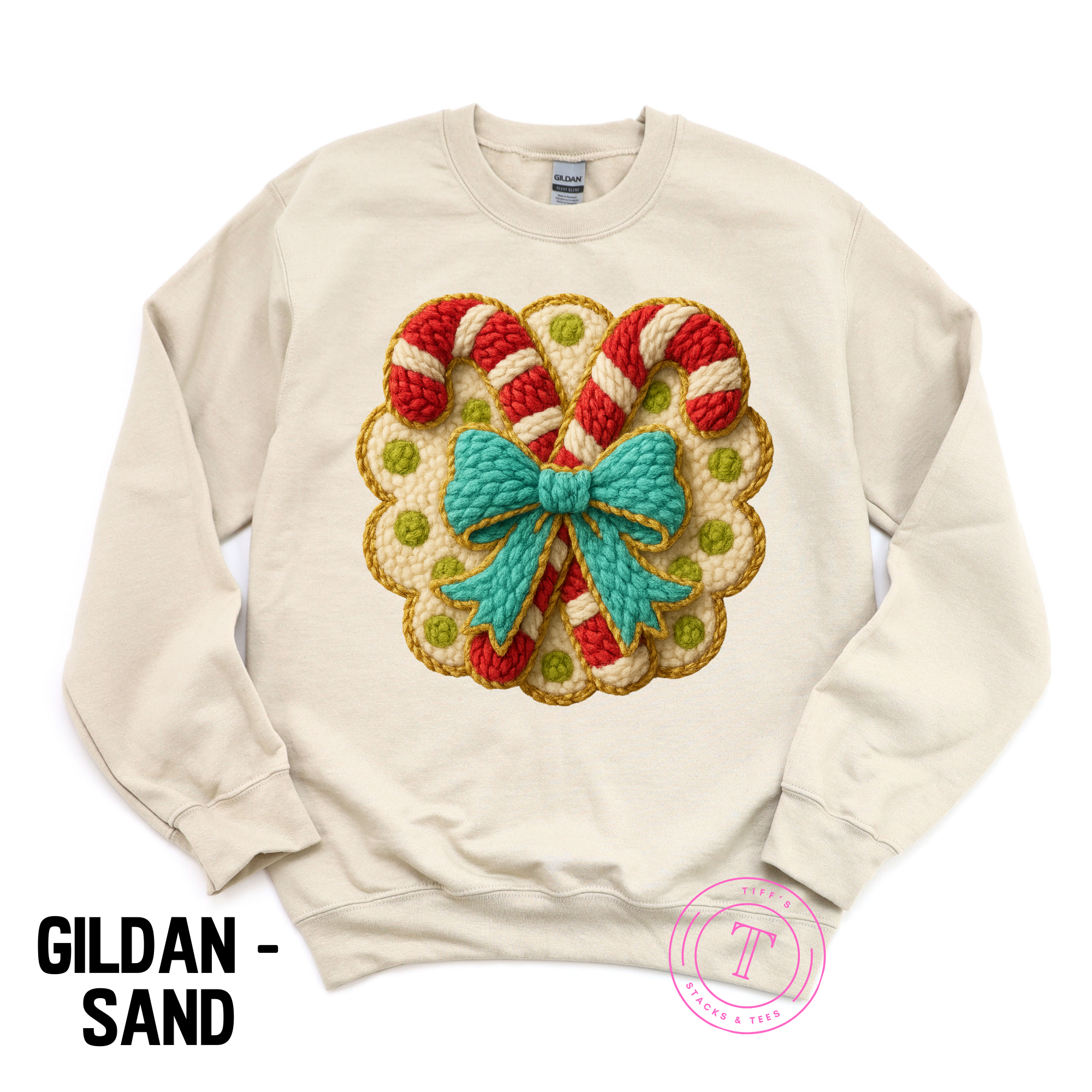 Candy Cane Faux Yarn