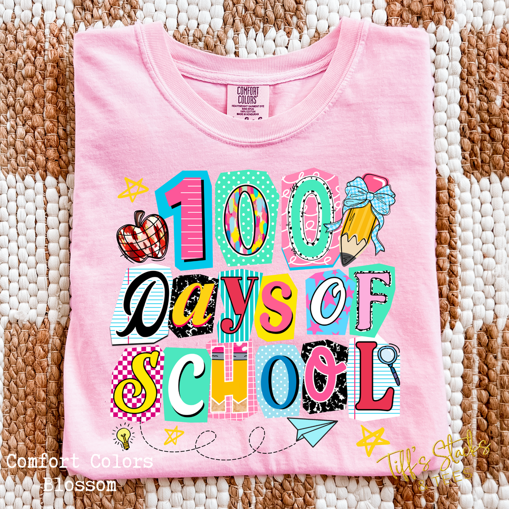 100 Days of School Ransom Font Youth
