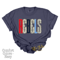 Rebels Distressed Metallic Dal Dot
