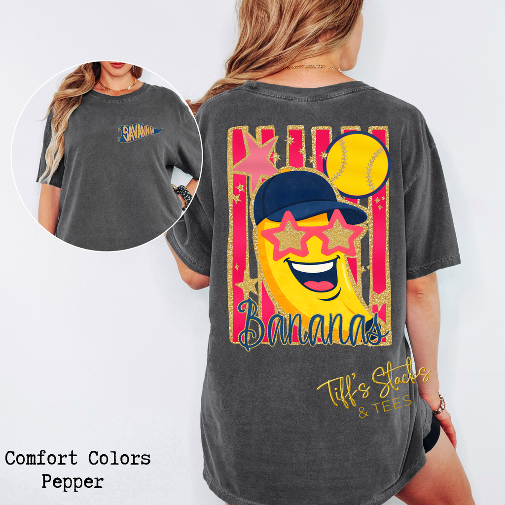 Savannah Bananas Folk Glitz Front/Back