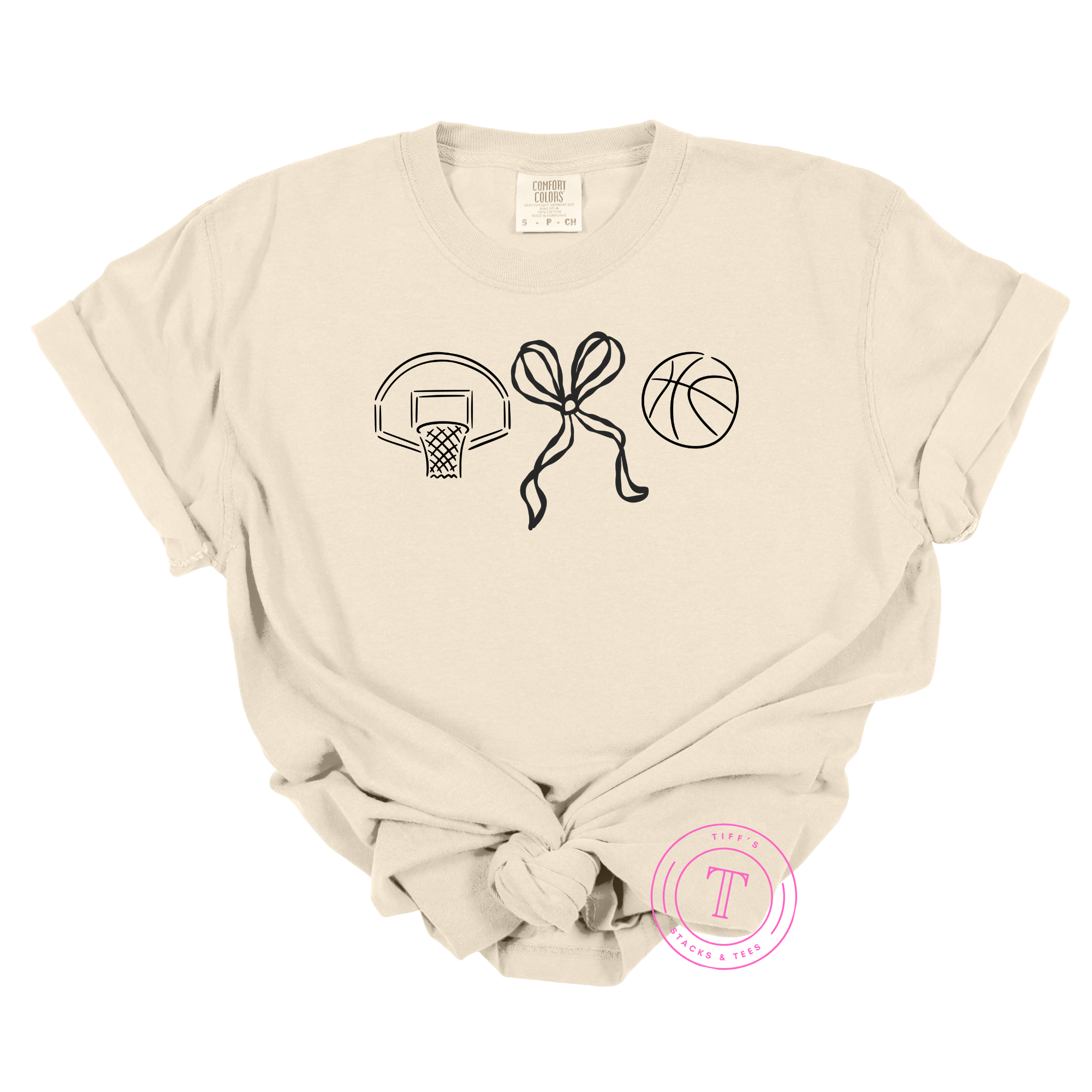 Basketball Coquette Doodle