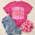 Grizzlies Pink Stretched Font Youth