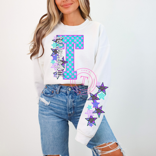 Timberwolves Varsity Stars on Sleeve