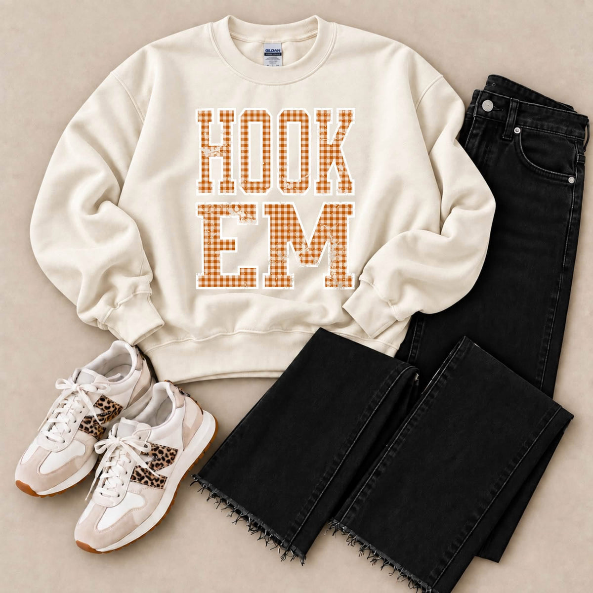 Hook Em’ Gingham Vintage