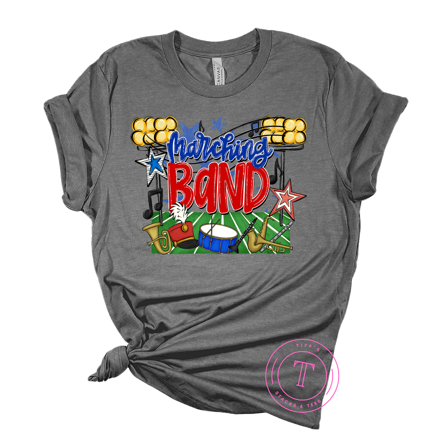 Marching Band Royal Blue & Red