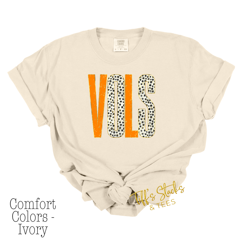 Vols Distressed Metallic Dal Dot