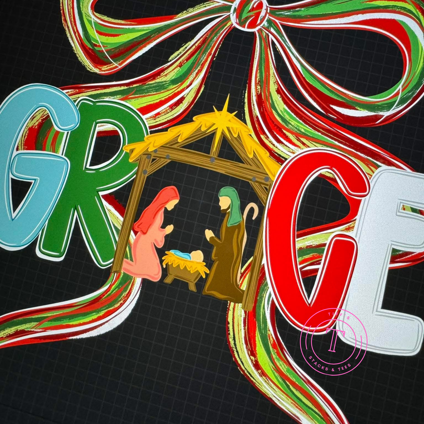 CUSTOM Christmas Name w/out Glitter