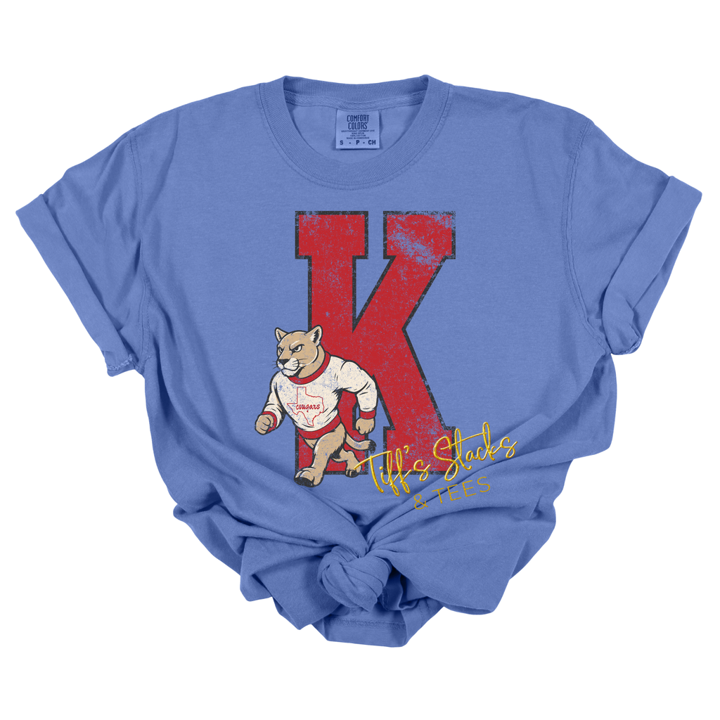 Kaufman Cougars Vintage Mascot