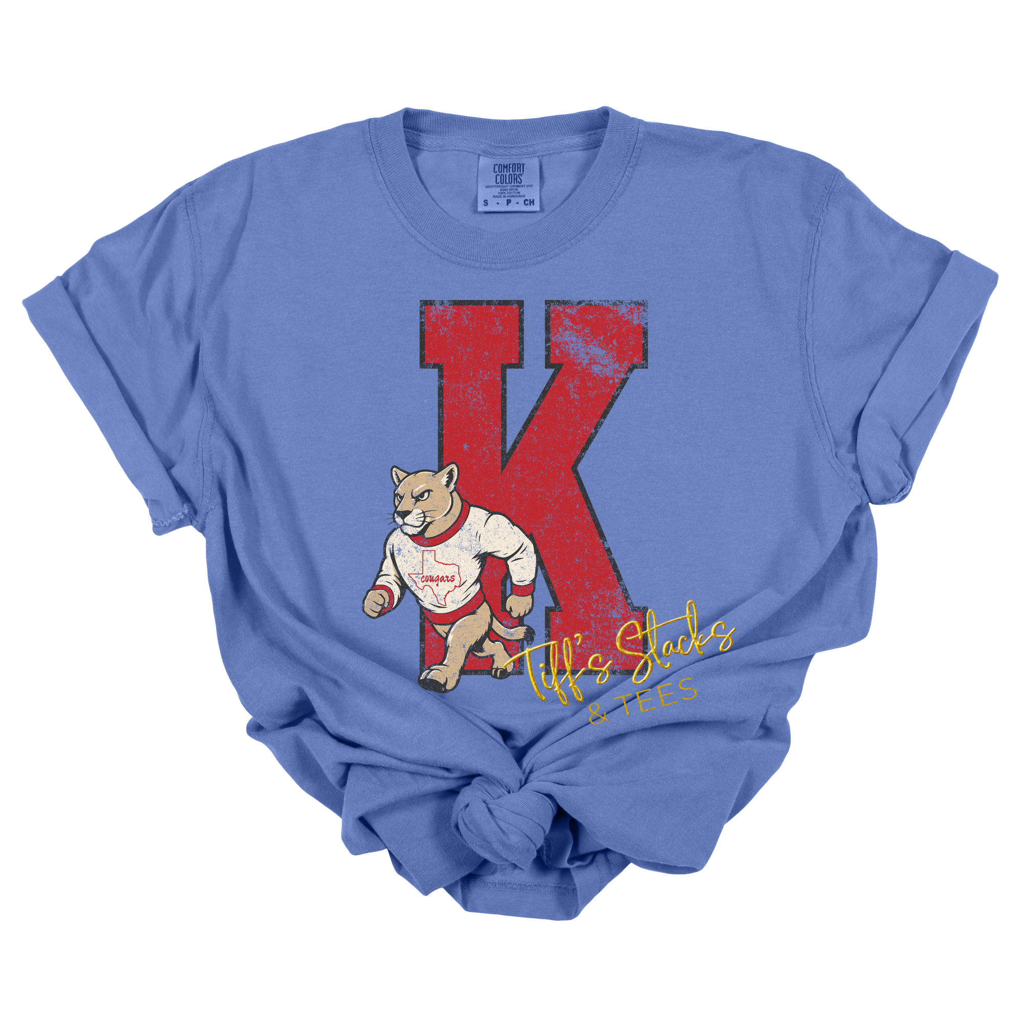 Kaufman Cougars Vintage Mascot