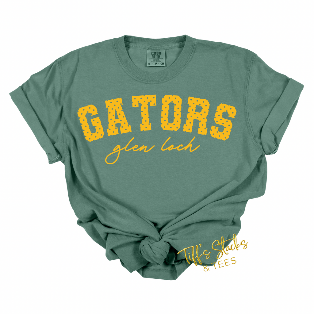 Glen Loch Gators Polka Dot Varsity