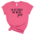 In October We Wear Pink