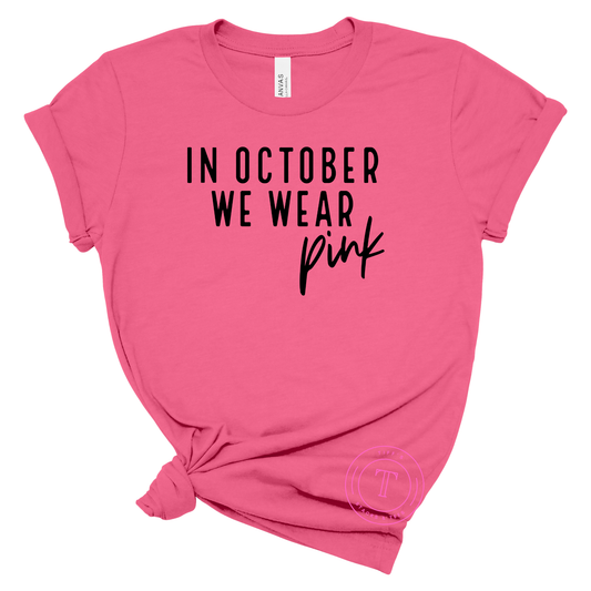 In October We Wear Pink