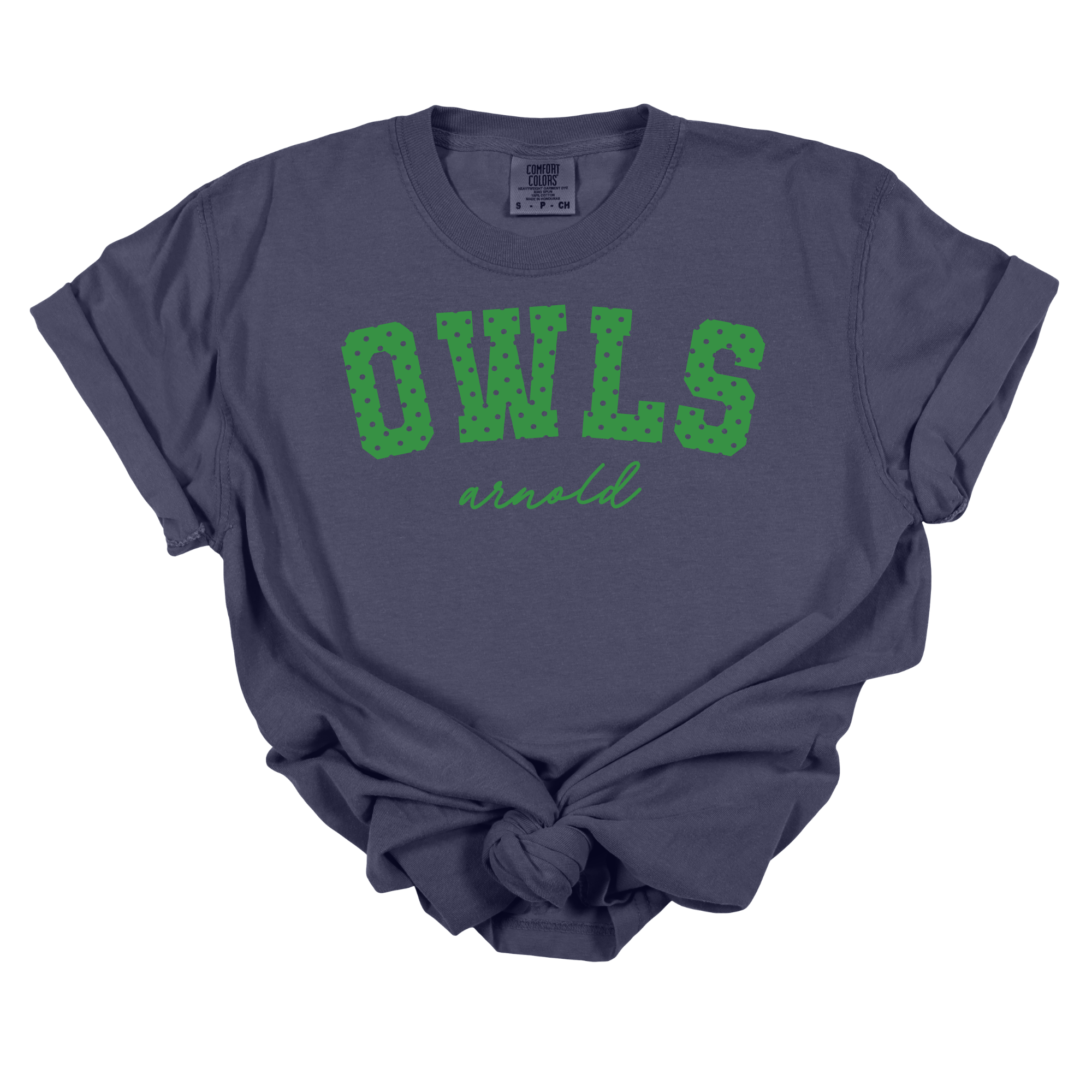 Arnold Owls Polka Dot Varsity