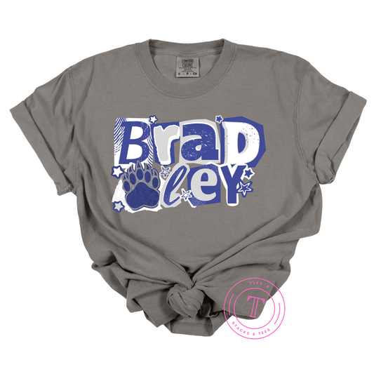 Bradley Bears Grunge Paper Collage Youth