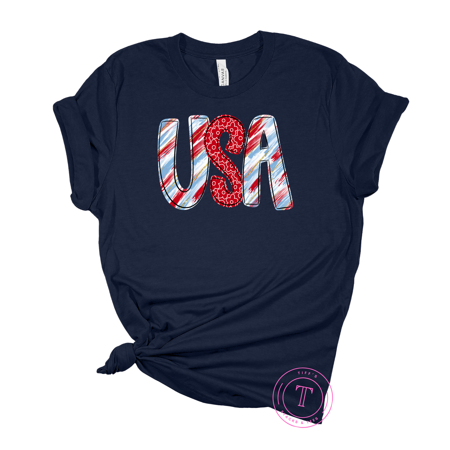 USA Brushstroke