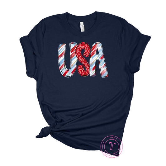 USA Brushstroke