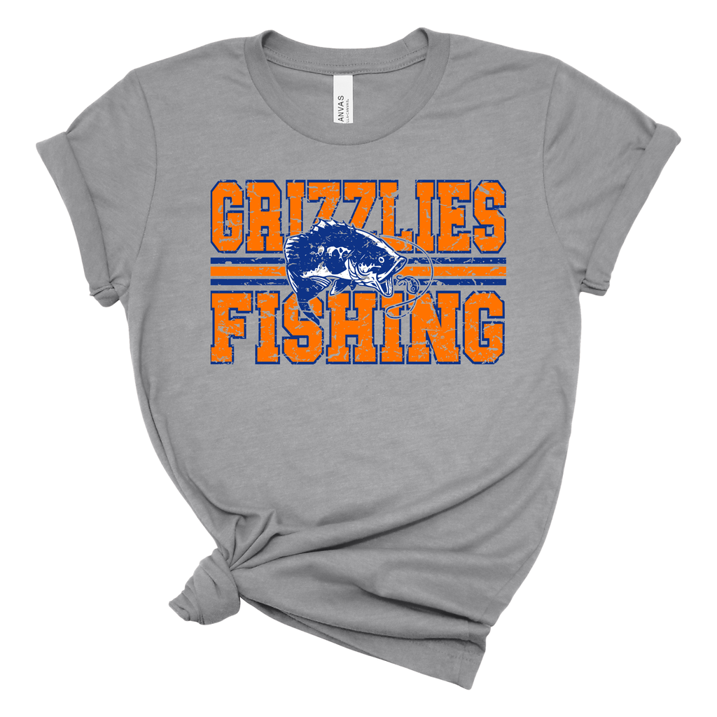 Grizzlies Fishing Distressed