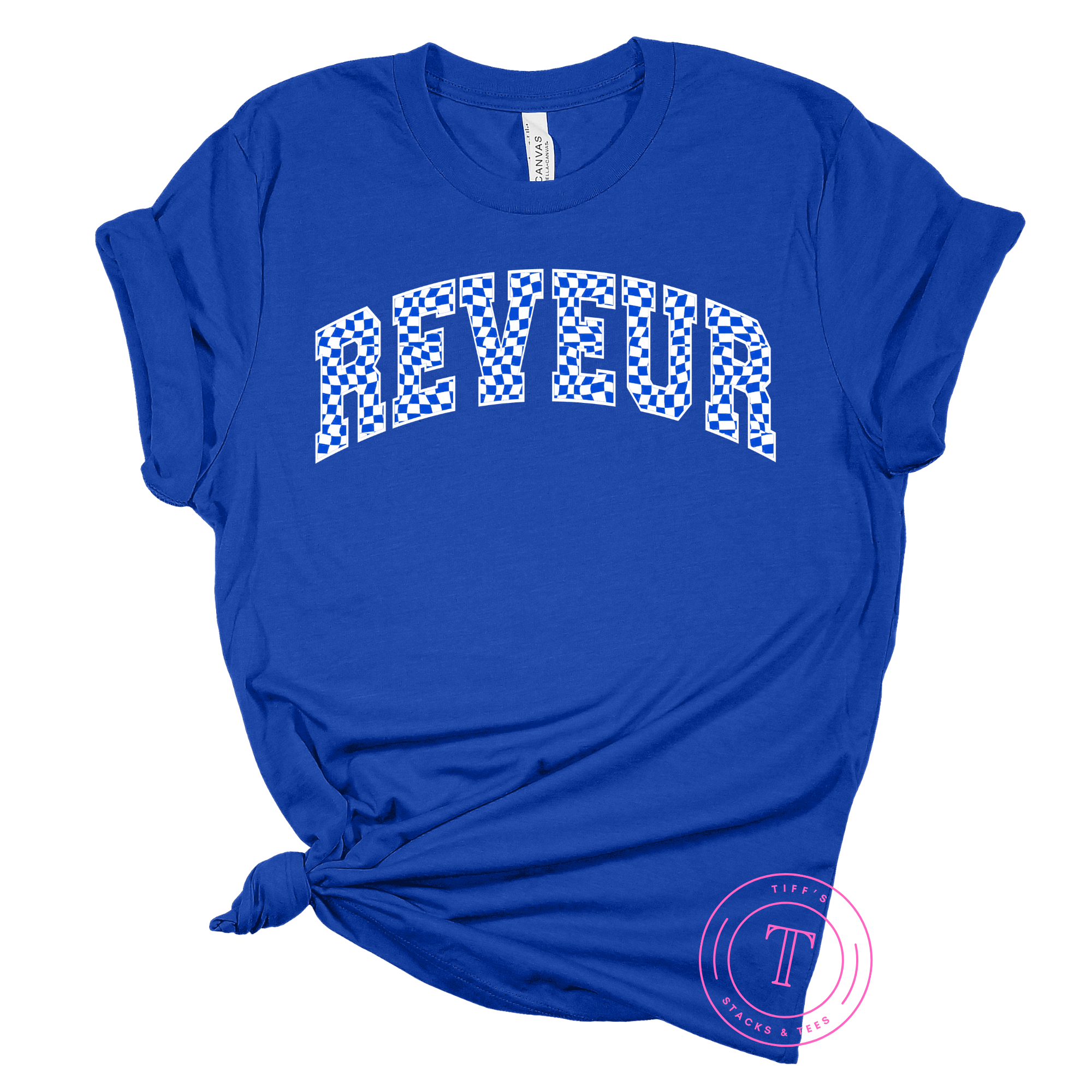 Reveur Checkered Royal Blue & White