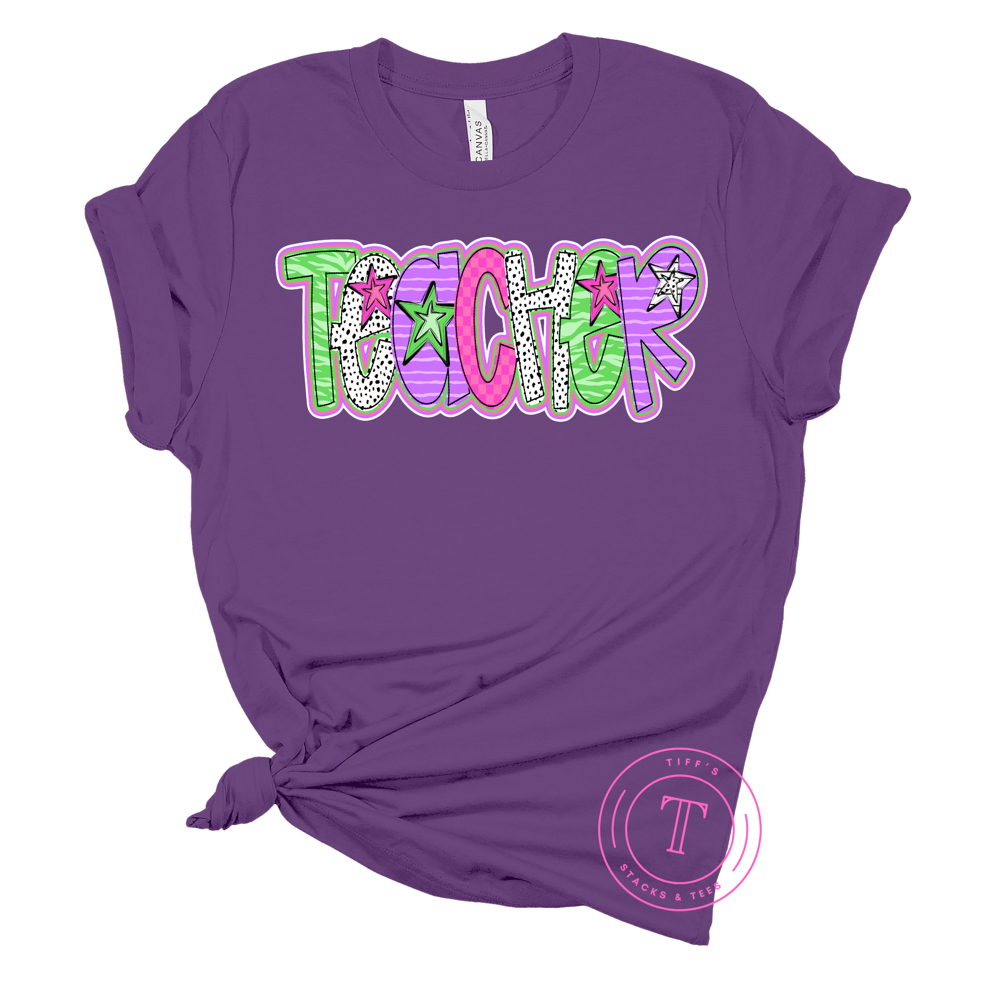 Teacher Purple Lime Poppy