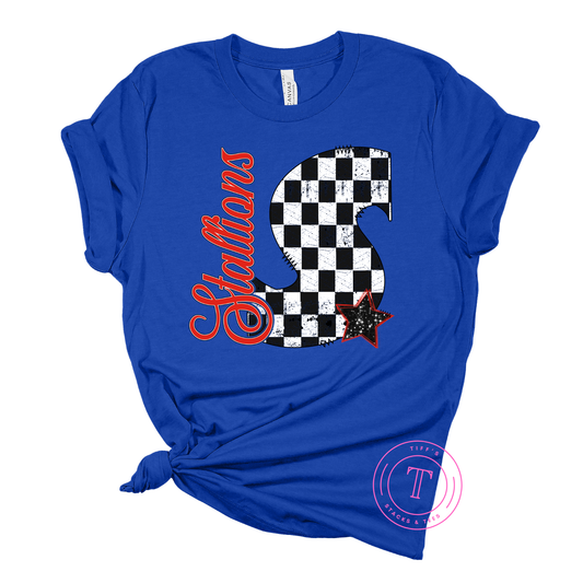 Stallions Checkered S