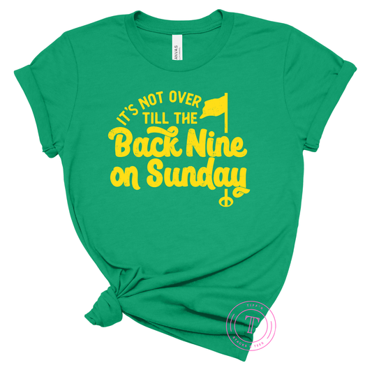Masters - It's Not Over Until the Back Nine on Sunday