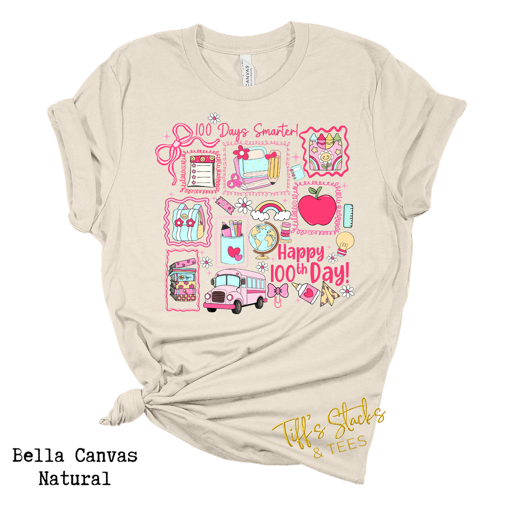 100 Days Smarter Preppy Doodle Youth