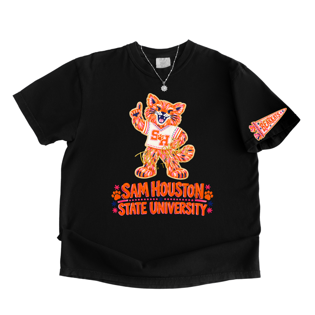 Sam Houston Whimsy Collegiate w/ Pennant on Sleeve