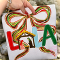 CUSTOM Christmas Preppy Name w/ Glitter Youth